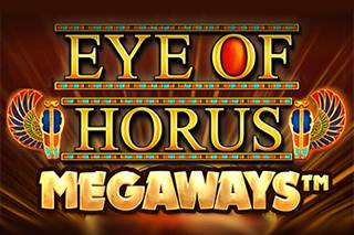 Logotipo del juego Eye of Horus Megaways